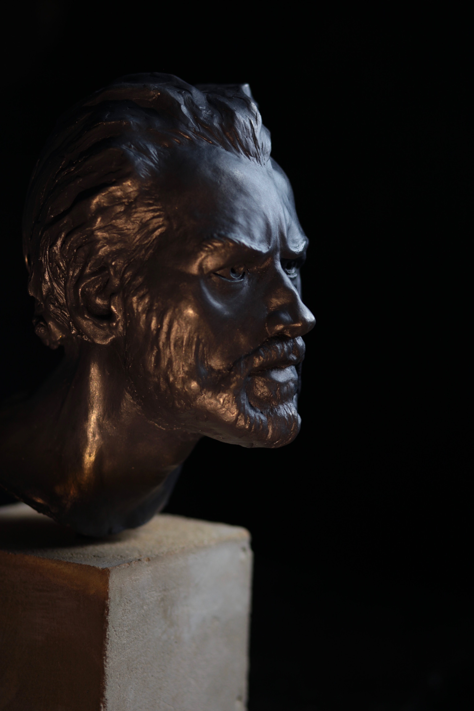 DETE-001 - Déterminé - Vue 4 - Sculpture de Stéphane Pimienta