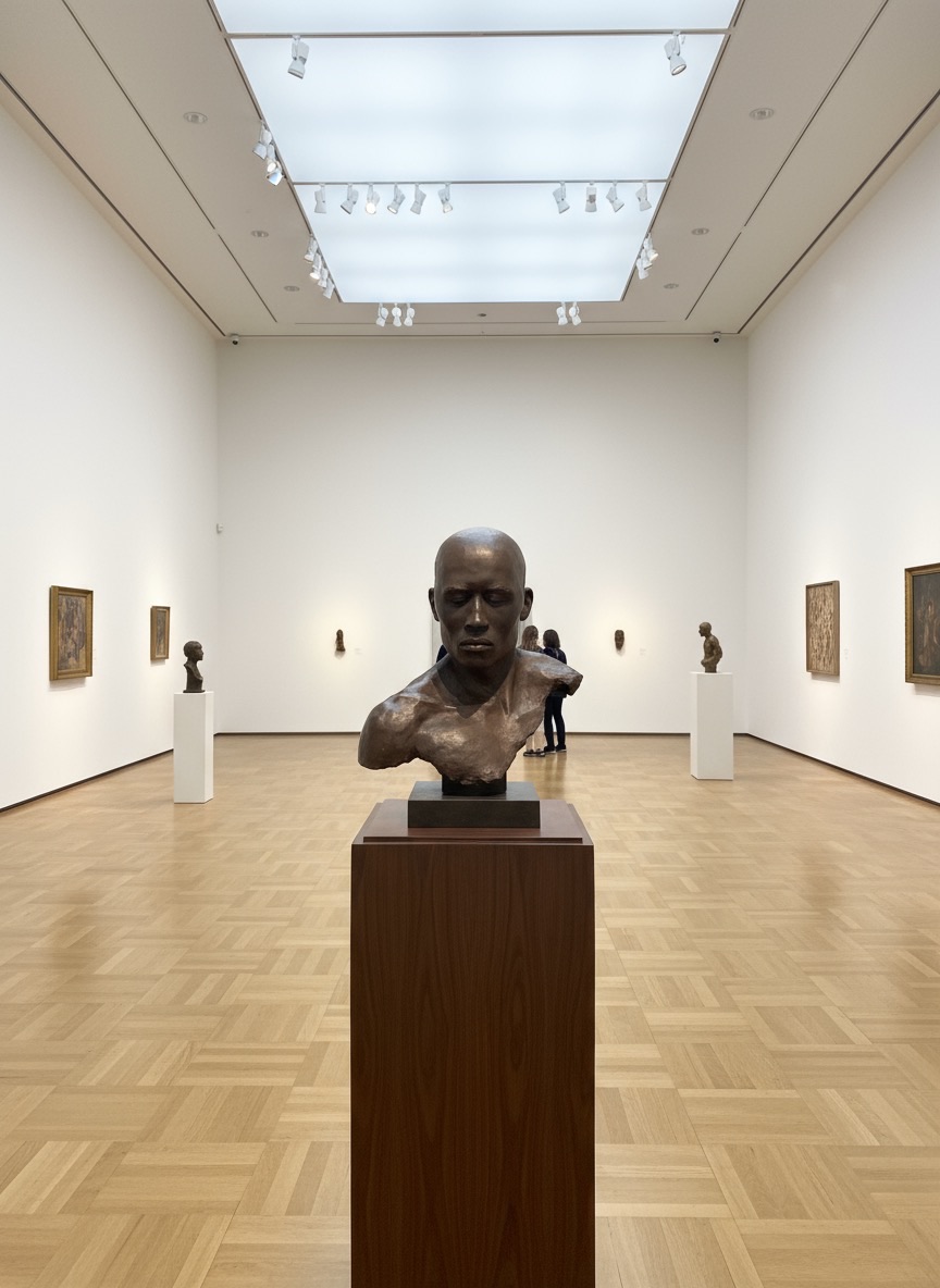 MEDI-001 - Méditatif - Vue 2 - Sculpture de Stéphane Pimienta