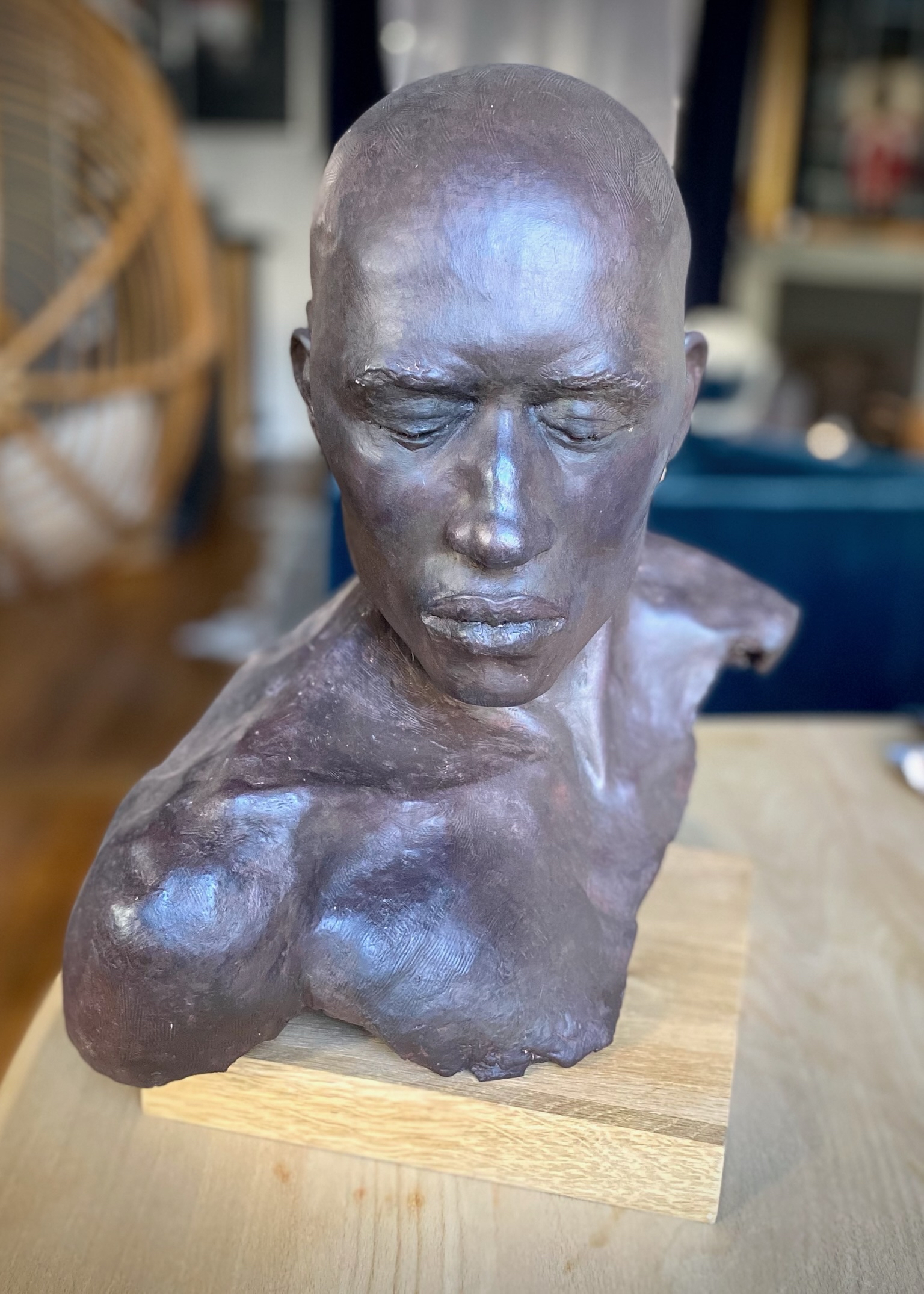 MEDI-001 - Méditatif - Vue 3 - Sculpture de Stéphane Pimienta