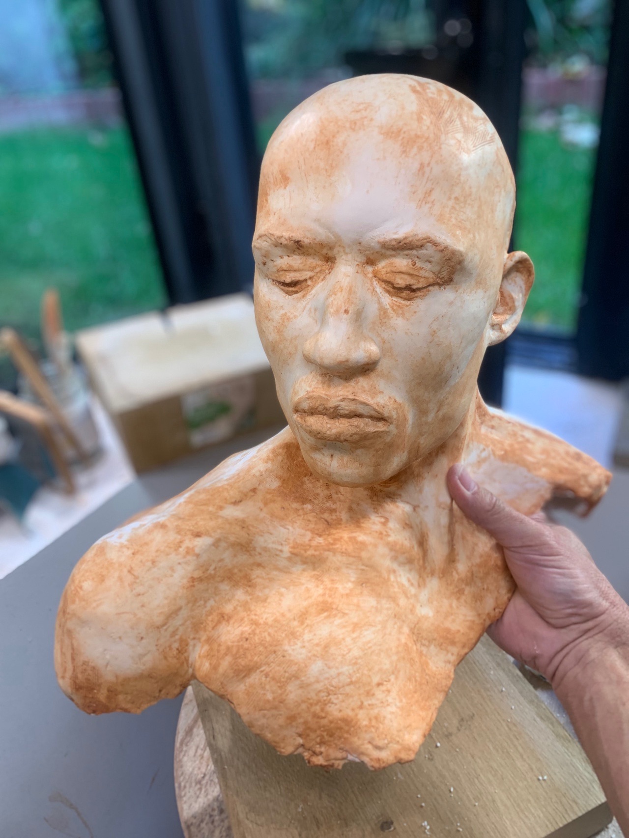 MEDI-001 - Méditatif - Vue 6 - Sculpture de Stéphane Pimienta